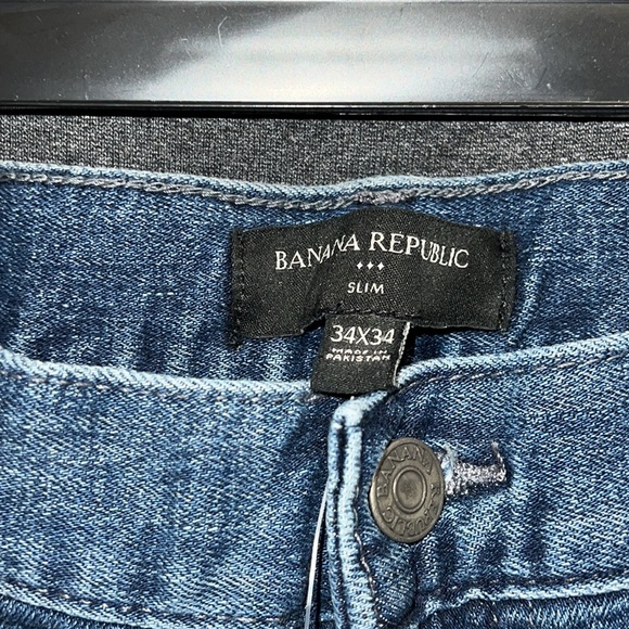 NWT - Banana Republic Factory Men’s Slim Fit Jeans, 705498 - Size 34Wx34L - Picture 8 of 12